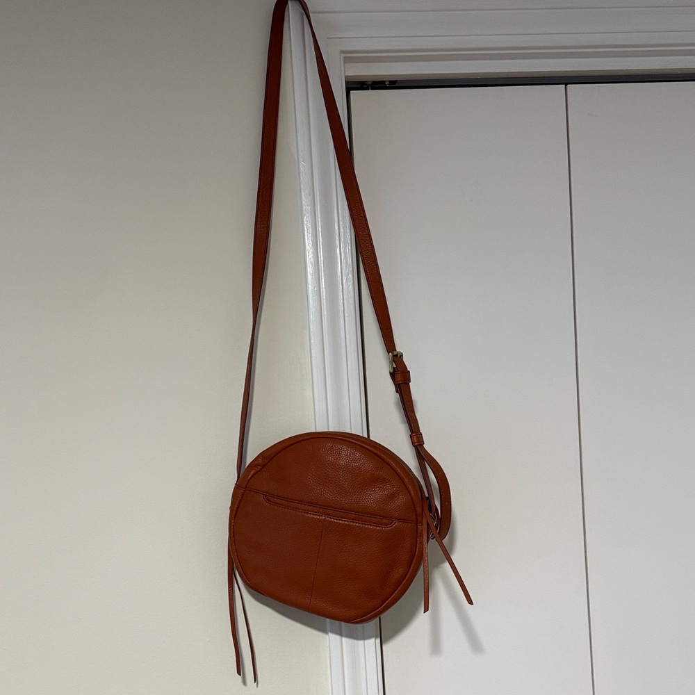 HOBO Rich Brown Leather Crossbody Bag